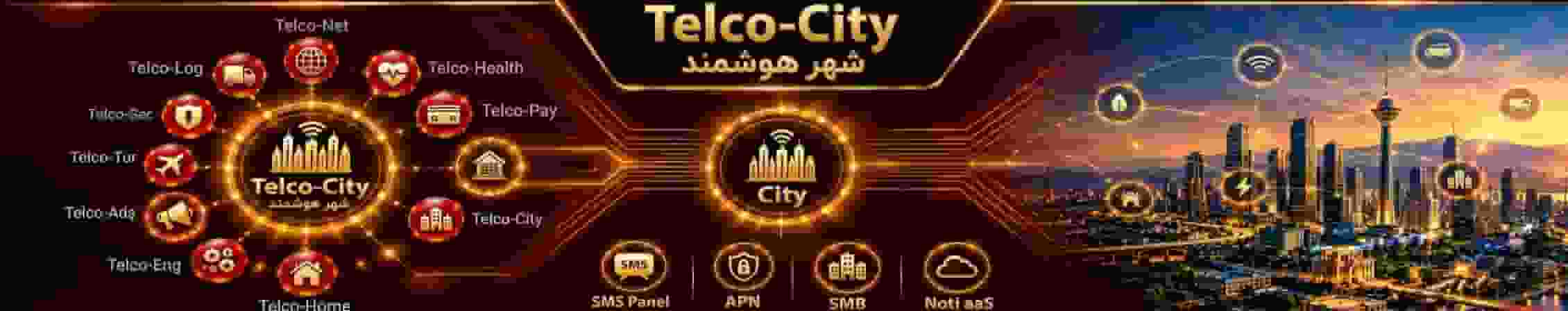 محصولات حوزه شهر هوشمند(Telco-City)