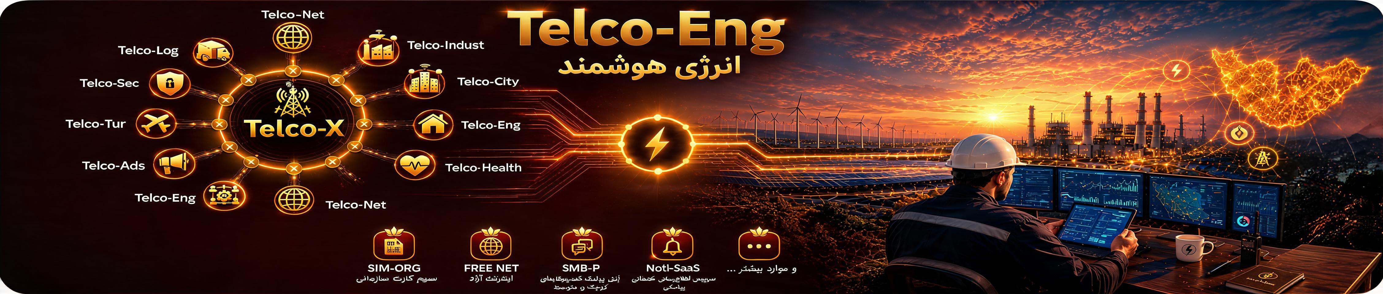محصولات حوزه انرژی(Telco-Eng)